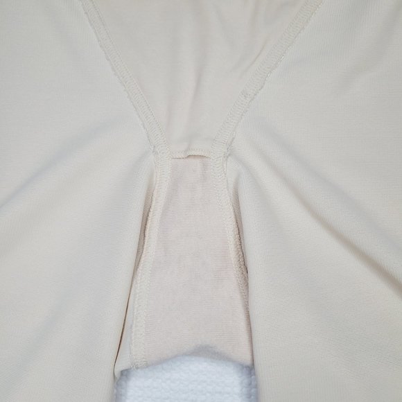 Maidenform Shapewear Shorts High Waist Small Cream Body Slimming Tight Flexees - Picture 9 of 11